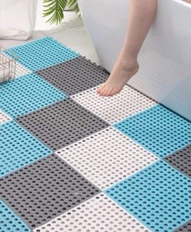 Thảm ghép chống trơn lỗ tròn