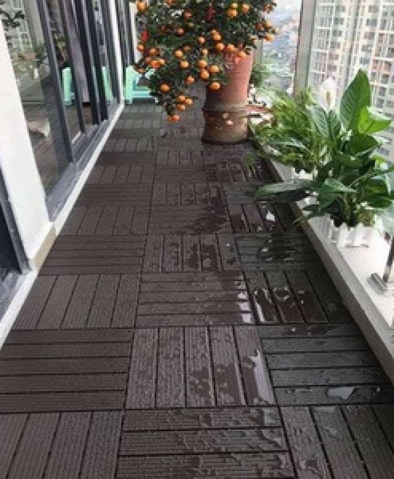 Thảm ghép chống trơn nan sọc