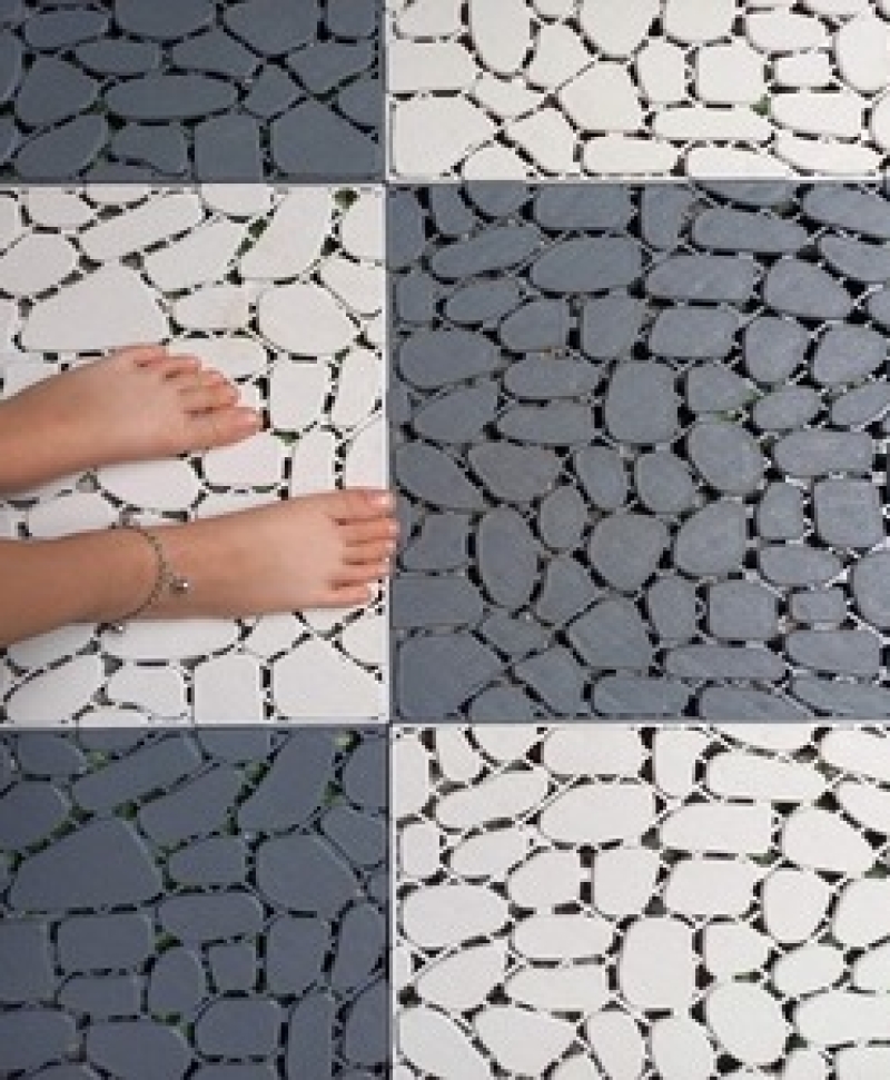 Thảm ghép chống trơn viên sỏi